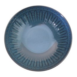 ARCA VINTAGE Granatowy Talerz Głęboki Obiadowy 20cm Ceramika