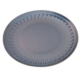 ARCA VINTAGE Granatowy Talerz Płaski Obiadowy 27cm Ceramika
