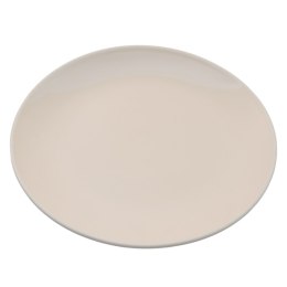 ARCA BIANCA Kremowy Talerz Płaski Obiadowy 27 cm Porcelana