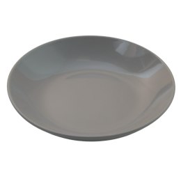 ARCA BIANCA Szary Talerz Głęboki Obiadowy 20cm Porcelana