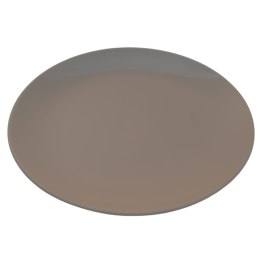 ARCA BIANCA Brązowy Talerz Płaski Obiadowy 27cm porcelana