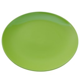 ARCA BIANCA Zielony Talerz Płaski Obiadowy 27cm porcelana