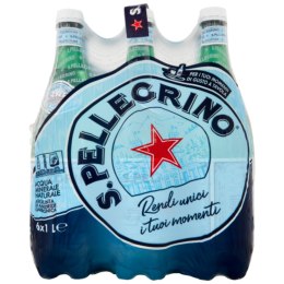 Zestaw SAN PELLEGRINO Włoska Woda Mineralna Gazowana 1L - 6szt.
