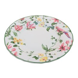ARCA FIORI Talerz Płaski Obiadowy 27cm Kwiaty Porcelana