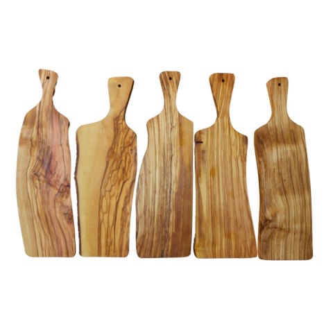 Deska z drewna oliwnego do krojenia serwowania 28x10cm Deska z drewna oliwnego do krojenia serwowania 28x10cm