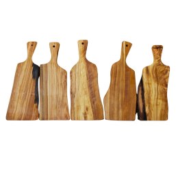 Deska z drewna oliwnego do krojenia serwowania 30x10cm
