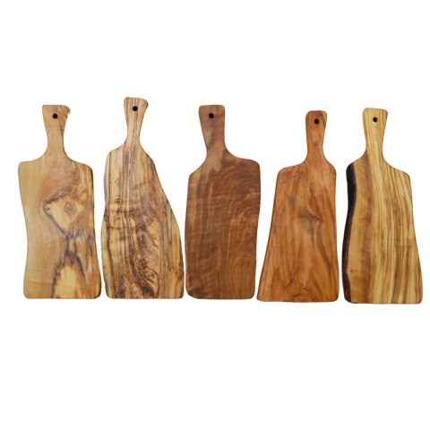 Deska z drewna oliwnego do krojenia serwowania 30x10cm Deska z drewna oliwnego do krojenia serwowania 30x10cm