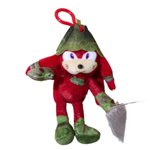 SONIC BRELOCZEK Pluszowa Zawieszka KNUCKLES 13cm SONIC BRELOCZEK Pluszowa Zawieszka KNUCKLES 13cm