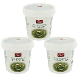 Zestaw PISTI CREMA DI PISTACCHIO krem pistacjowy 45% Sycylia 1kg x3 szt.