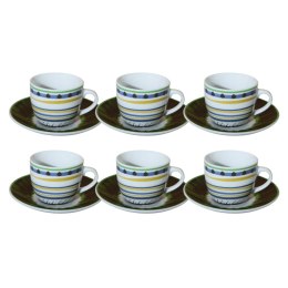 ARCA APULIA Zielony Zestaw Filiżanek Do Kawy Espresso 90ml - 6szt.
