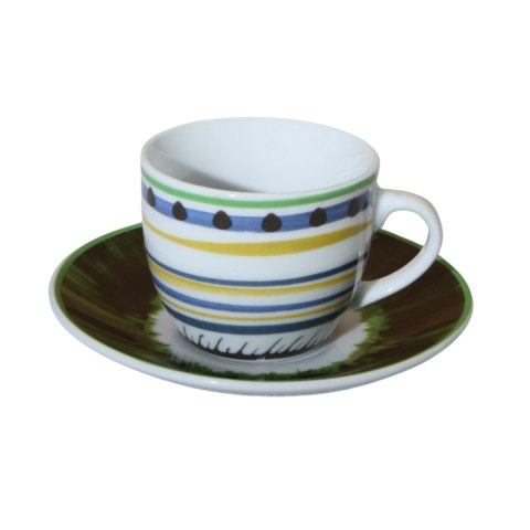 ARCA APULIA Zielony Zestaw Filiżanek Do Kawy Espresso 90ml - 6szt. ARCA APULIA Zielony Zestaw Filiżanek Do Kawy Espresso 90ml - 6szt.