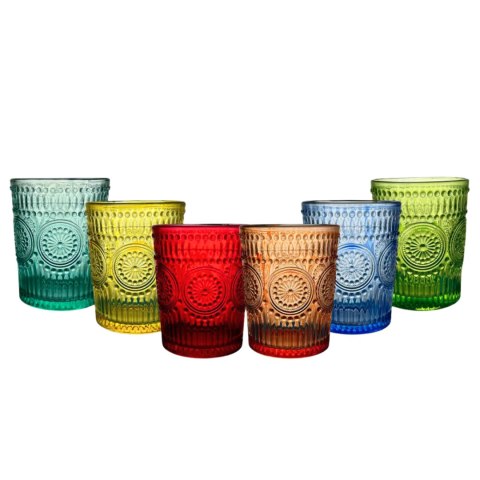ARCA IMPERIAL SZKLANKI KOLOROWE Do Napojów Wody Soku 300ml - 6szt. ARCA IMPERIAL SZKLANKI KOLOROWE Do Napojów Wody Soku 300ml - 6szt.