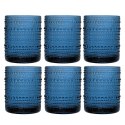 ARCA SERENITY ZESTAW Szklanek Niebieskie Do Napojów Wody Soku 300ml - 6szt.