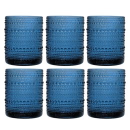 ARCA SERENITY ZESTAW Szklanek Niebieskie Do Napojów Wody Soku 300ml - 6szt.