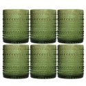 ARCA SERENITY ZESTAW Szklanek Zielone Do Napojów Wody Soku 300ml - 6szt.
