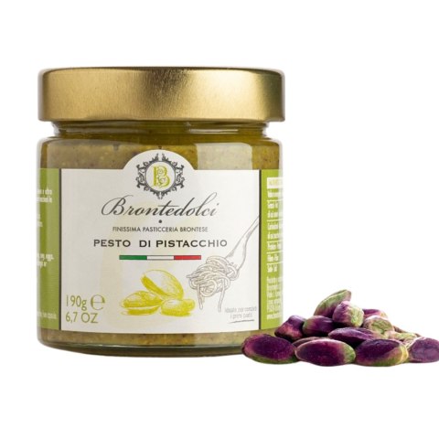 BRONTEDOLCI PESTO PISTACJOWE 55% 190g Włochy BRONTEDOLCI PESTO PISTACJOWE 55% 190g Włochy