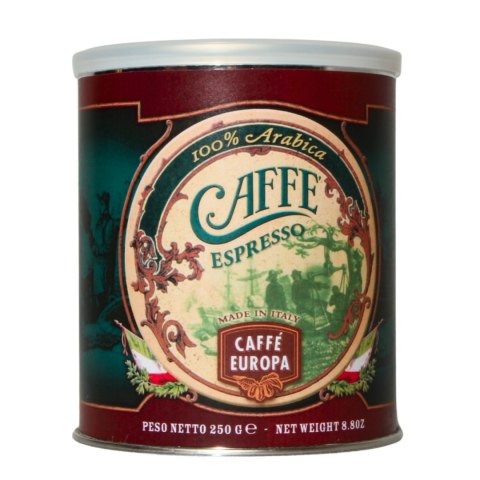 CAFFE EUROPA KAWA ESPRESSO Mielona 100% Arabica Puszka 250g Włochy