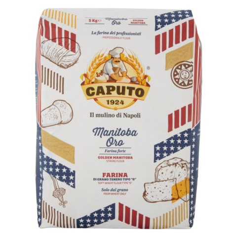 CAPUTO Włoska Mąka Pszenna Typ 0 Manitoba Oro 5kg CAPUTO Włoska Mąka Pszenna Typ 0 Manitoba Oro 5kg