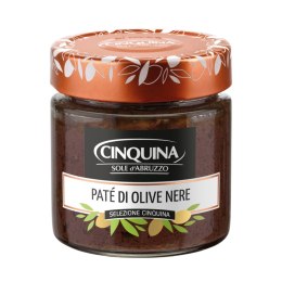 CINQUINA PASTA Z CZARNYCH OLIWEK Tapenada 200g Włochy