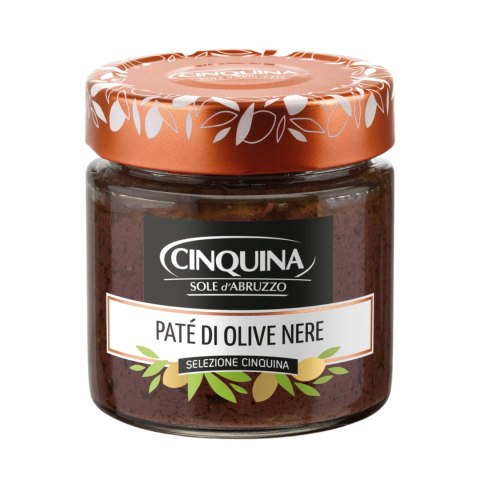 CINQUINA PASTA Z CZARNYCH OLIWEK Tapenada 200g Włochy CINQUINA PASTA Z CZARNYCH OLIWEK Tapenada 200g Włochy