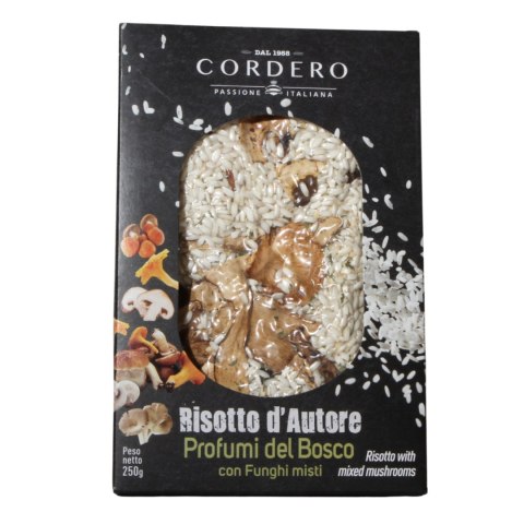 CORDERO RISOTTO Z GRZYBAMI Mix Grzybów Ryż 250g Włochy CORDERO RISOTTO Z GRZYBAMI Mix Grzybów Ryż 250g Włochy