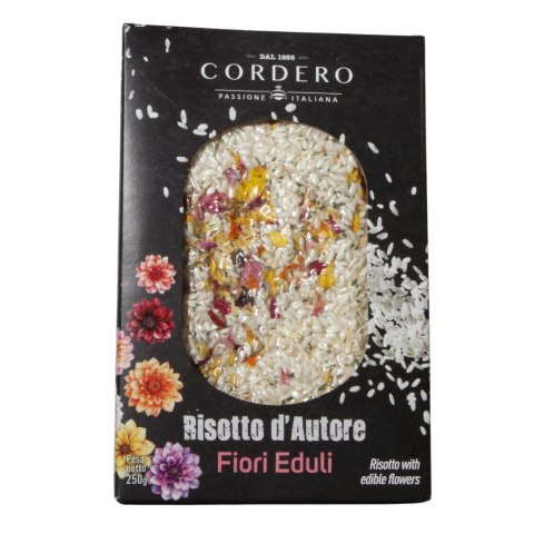 CORDERO RISOTTO Z JADALNYMI KWIATAMI Ryż 250g Włochy CORDERO RISOTTO Z JADALNYMI KWIATAMI Ryż 250g Włochy