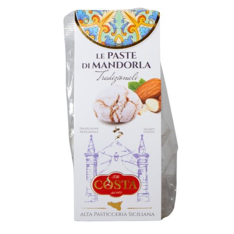 COSTA DOLCI Włoskie Kruche Ciastka Migdałowe Tradycyjne Sycylia 120g COSTA DOLCI Włoskie Kruche Ciastka Migdałowe Tradycyjne Sycylia 120g