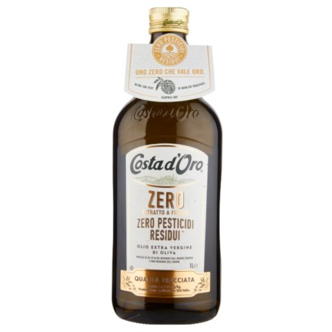 COSTA D'ORO ZERO Oliwa z Oliwek Extra Vergine Włochy 1L COSTA D'ORO ZERO Oliwa z Oliwek Extra Vergine Włochy 1L