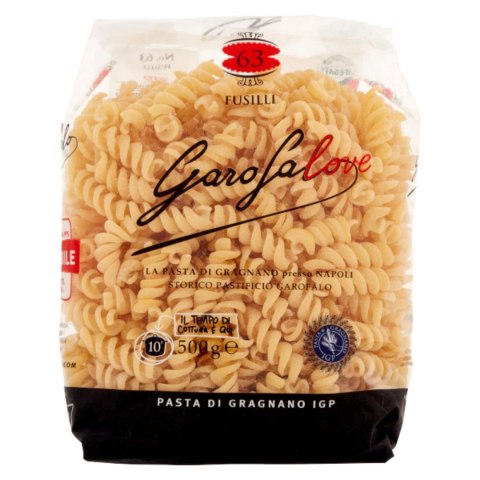 GAROFALO FUSILLI n.63 IGP Świderki Włoski Makaron 500g GAROFALO FUSILLI n.63 IGP Świderki Włoski Makaron 500g