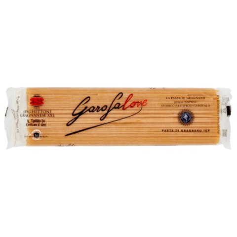 GAROFALO SPAGHETTI GRAGNANESE XXL n.4-23 IGP Makaron Włoski 500g GAROFALO SPAGHETTI GRAGNANESE XXL n.4-23 IGP Makaron Włoski 500g