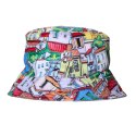 KAPELUSZ BUCKET HAT Kolorowe Domski Na Lato Uniwersalny