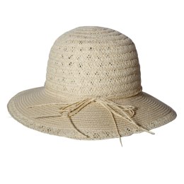 KAPELUSZ SŁOMKOWY DAMSKI Letni Beżowy HANDMADE