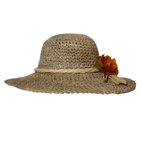 KAPELUSZ SŁOMKOWY DAMSKI Letni Plażowy HANDMADE Kwiaty KAPELUSZ SŁOMKOWY DAMSKI Letni Plażowy HANDMADE Kwiaty