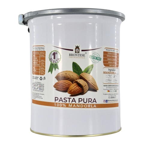 Krem MIGDAŁY 100% pasta Prima Scelta włoska BRONTESE z Sycyli 3kg WYPRZEDAŻ Krem MIGDAŁY 100% pasta Prima Scelta włoska BRONTESE z Sycyli 3kg WYPRZEDAŻ
