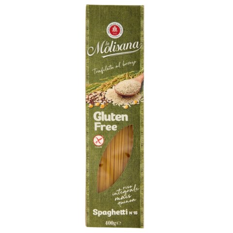 LA MOLISANA Makaron SPAGHETTI N.15 BEZGLUTENOWY Włoski 400g LA MOLISANA Makaron SPAGHETTI N.15 BEZGLUTENOWY Włoski 400g