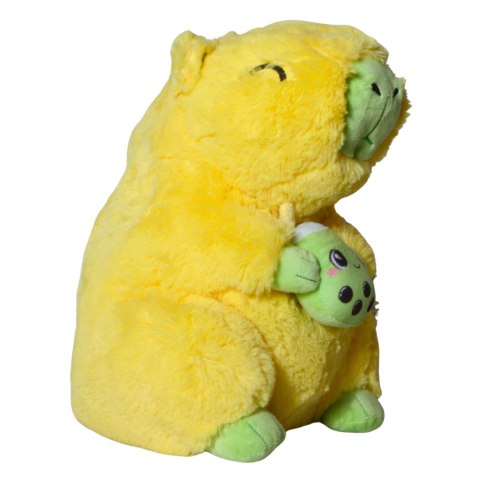 MASKOTKA KAPIBARA BUBBLE TEA Żółta Przytulanka 28cm MASKOTKA KAPIBARA BUBBLE TEA Żółta Przytulanka 28cm