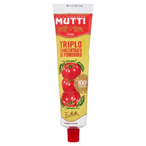 MUTTI Triplo Koncentrat Pomidorowy Potrójny w Tubce 185g MUTTI Triplo Koncentrat Pomidorowy Potrójny w Tubce 185g