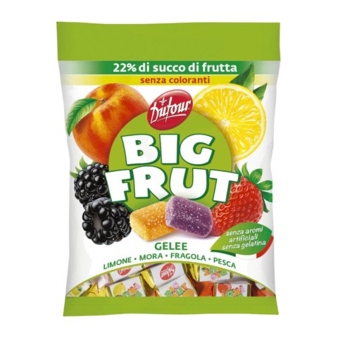 NOVI ŻELKI OWOCOWE GALARETKI Big Frut Mix Wegańskie 150g NOVI ŻELKI OWOCOWE GALARETKI Big Frut Mix Wegańskie 150g