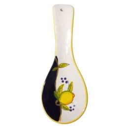PODSTAWKA POD ŁYŻKĘ Ceramiczna Granatowa Cytryna 25cm