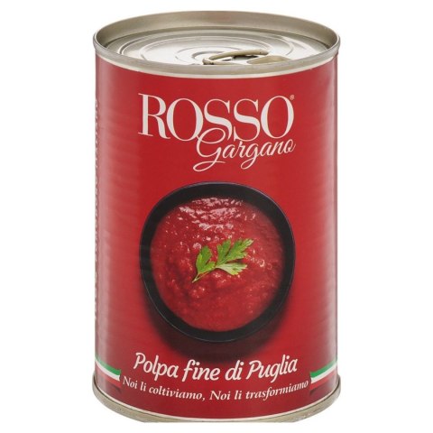 ROSSO GARGANO PULPA POMIDOROWA Polpa di Puglia 400g ROSSO GARGANO PULPA POMIDOROWA Polpa di Puglia 400g