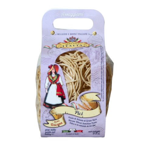 SPECIALE ITALIA Włoski MAKARON PICI Toscana 500g SPECIALE ITALIA Włoski MAKARON PICI Toscana 500g