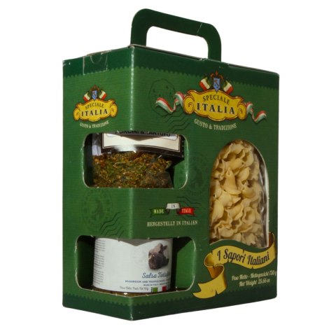 SPECIALE ITALIA ZESTAW Makaron Przyprawa Sos Truflowy PREZENT 730g SPECIALE ITALIA ZESTAW Makaron Przyprawa Sos Truflowy PREZENT 730g