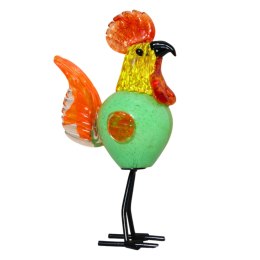 SZKLANA DEKORACJA Kogut Wielobarwny 28cm Typu MURANO