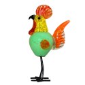 SZKLANA DEKORACJA Kogut Wielobarwny 28cm Typu MURANO
