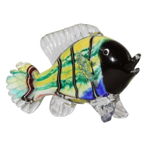 SZKLANA DEKORACJA Ryba Żółto-Zielona 24cm SZKLANA DEKORACJA Ryba Żółto-Zielona 24cm