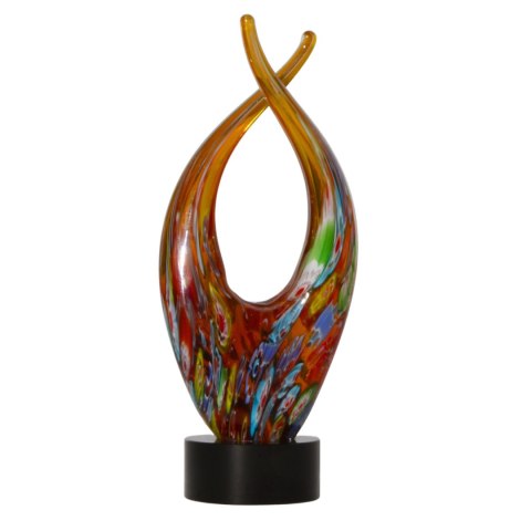 SZKLANA DEKORACJA Rzeźba Wielobarwna Wzór2 21cm Typu MURANO SZKLANA DEKORACJA Rzeźba Wielobarwna Wzór2 21cm Typu MURANO