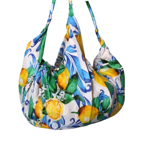 TORBA Bawełniana Zakupy Plaża CYTRYNA Włochy 65x40cm TORBA Bawełniana Zakupy Plaża CYTRYNA Włochy 65x40cm