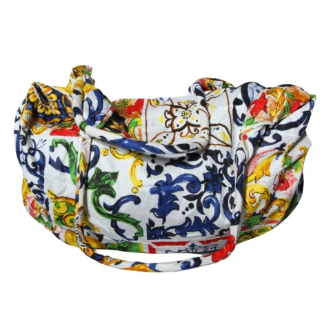 TORBA Bawełniana Zakupy Plaża Wzór Włochy 65x40cm TORBA Bawełniana Zakupy Plaża Wzór Włochy 65x40cm