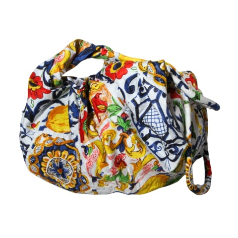 TORBA Bawełniana Zakupy Plaża Wzór Włochy 65x40cm TORBA Bawełniana Zakupy Plaża Wzór Włochy 65x40cm