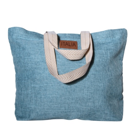 TORBA TOREBKA DAMSKA SHOPPER Duża Niebieska 57x41cm ITALIA TORBA TOREBKA DAMSKA SHOPPER Duża Niebieska 57x41cm ITALIA